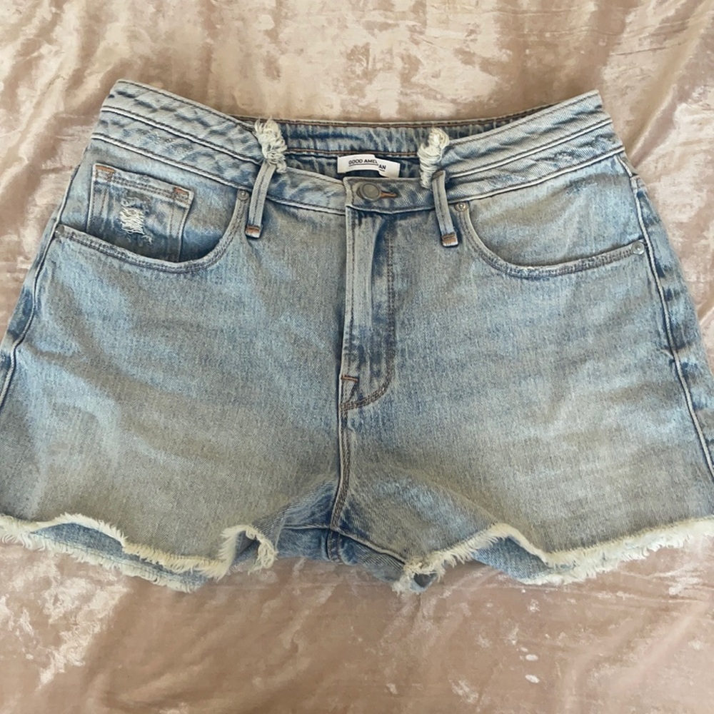 Good American jean shorts